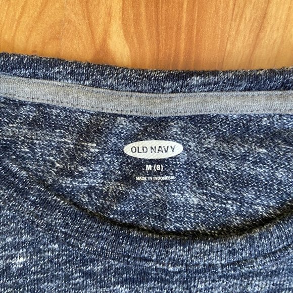 Color-blocked sweater knit long sleeve pocket tee Old Navy Boys Medium - Picture 5 of 5